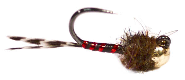 Devil Jig Tungsten Red Nymph Fly